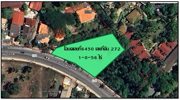 ขายที่ดินใกล้ทะเล ติด Zazen เกาะสมุย 1 ไร่ 56 ตร.ว. ติดถนน ใกล้สนามบินนานาชาติ เกาะสมุย โทร 0632897879