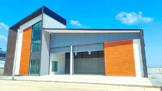 เอแบค บางนา 3กม. นิคมอุตสาหกรรมเวลโกรว์ 3.5กม. ให้เช่าโกดัง 2 ชั้