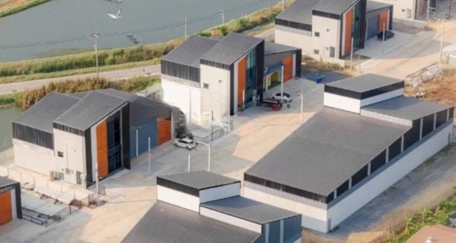 พื้นที่สีม่วง โรงงาน เอแบค บางนา 3กม. นิคมอุตสาหกรรมเวลโกรว์ 3.5ก