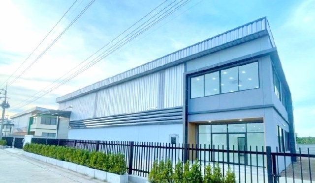 พื้นที่สีม่วงเข้ม ใบรง.4 1,350 ตร.ม. ลำลูกกาคลอง9 เช่าโรงงาน 2 ช