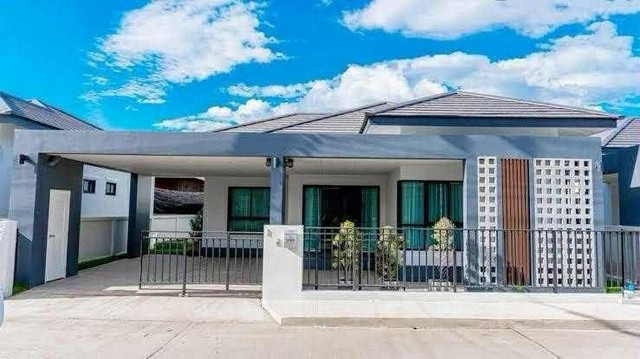 ให้เช่าบ้านเดี่ยวชั้นเดียว เลี้ยงสัตว์ได้ โครงการ ไอลิน สันทราย