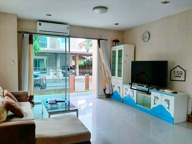 ตลาดพวงสว่าง345 1.6กม. เช่าบ้านเดี่ยว 2 ชั้น 50ตร.วา. เครื่องใช้ไ