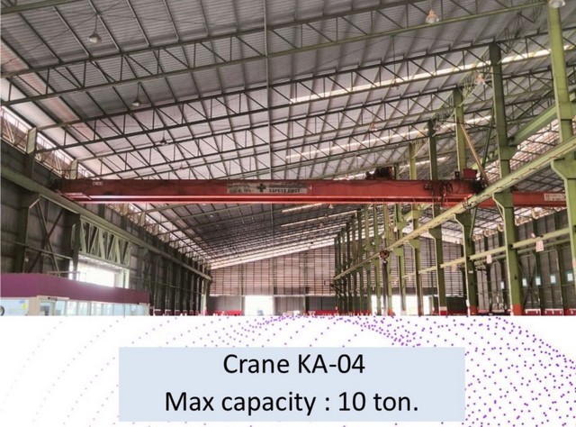 พื้นที่ใช้สอยในตัวอาคารโรงงาน 13,920 ตร.ม. สำนักงาน: 687 ตร.ม.