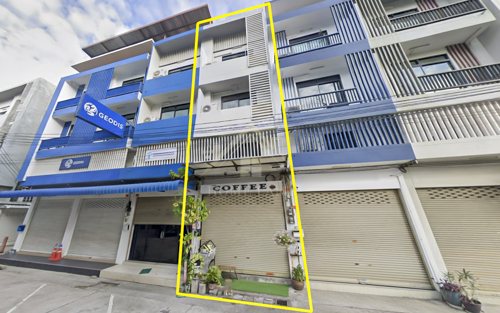 ขาย และ เช่า อาคารพาณิชย์ 3.5 ชั้น ติดถนนสุขุมวิท หน้าท่าเรือแหลม