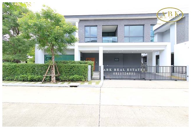 บ้านเดี่ยว 2 ชั้น ใหม่พร้อมเข้าอยู่ หลังมุม ราคา 15.9 ล้านบาท