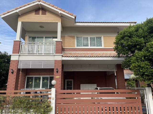 บ้านเดี่ยวสองชั้น 53 ตารางวา ใกล้กับนิคมอุตสาหกรรมโรจนะ 5 นาที