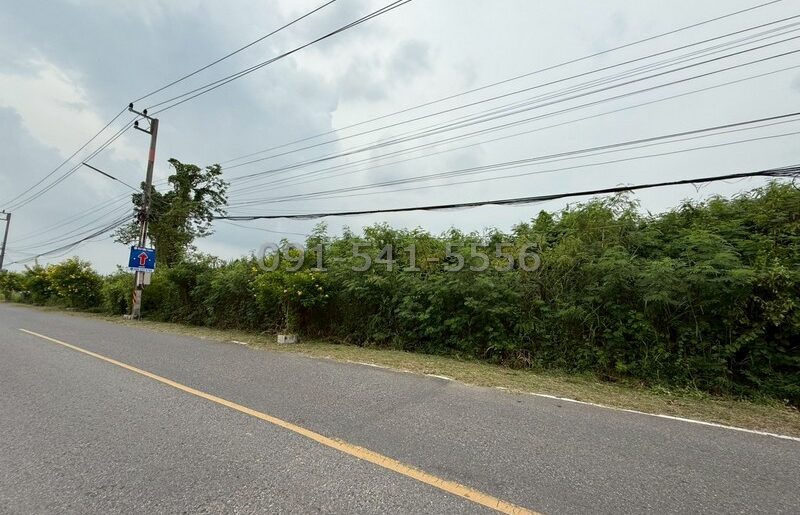 ขายที่ดิน 16 ไร่ ริมถนน ใกล้วัดหลวงพ่อโสธร ฉะเชิงเทรา