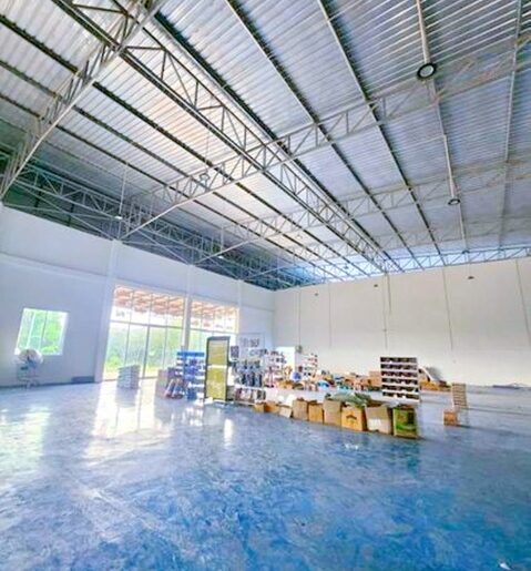 ให้เช่าโกดัง ออฟฟิศ 800 ตร.ม.แม็คโคร หนองคาย 2.3 กม.1 นอน 1 น้ำ