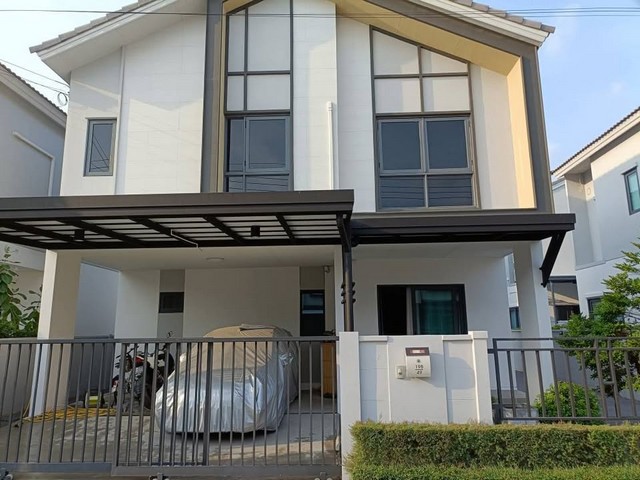 ขายและให้เช่าบ้านเดี่ยว2ชั้น มบ.เซนส์ บางนา-สุวรรณภูมิ ขนาด 39.2ต