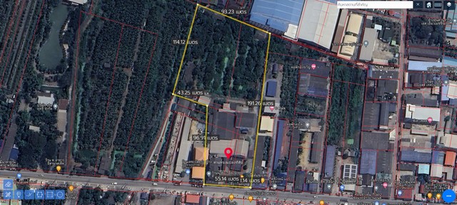 ขายที่ดินติดถนนผังสีม่วงกระทุ่มแบน ผังเมืองสีม่วงติดถนนเส้นหลัก