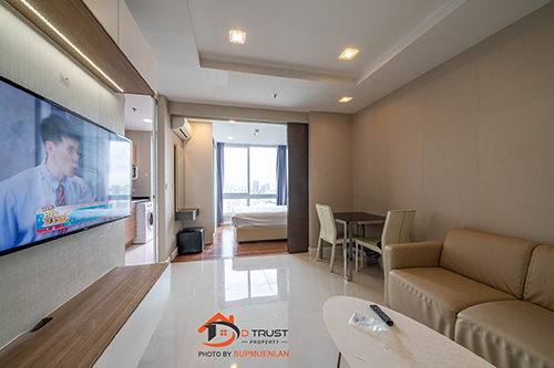 ให้เช่า คอนโด เดอะ เมโทรโพลิส สำโรง 35ตร.ม. ตึก A ชั้น 23 มีเฟอร์