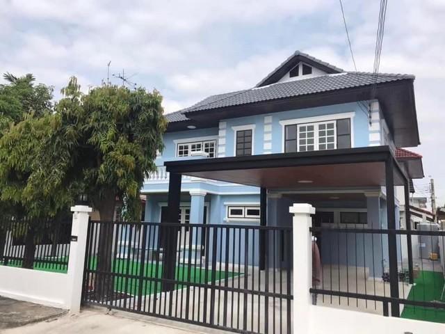 ให้เช่าบ้านเดี่ยว หมู่บ้านมณียา รัตนธิเบศน์ ใกล้รถไฟฟ้า สถานีไทรม