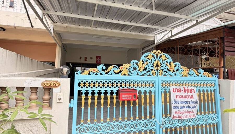 ให้เช่า ทาวเฮ้าส์ 3ชั้น 3ห้องนอน หมู่บ้าน สินทวีแกรนด์วิลเลจน์ รีโนเวท บ้านพร้อมอยู่ บ้านเปล่า โทร 0818218151