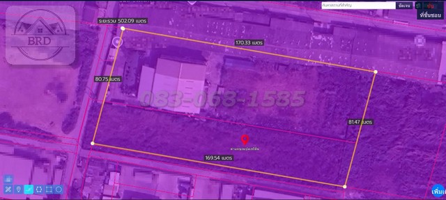 ขายโรงงานคลองส่งน้ำสุวรรณภูมิ บางนากม.19 เนื้อที่ 8-2-49 ไร่ บา