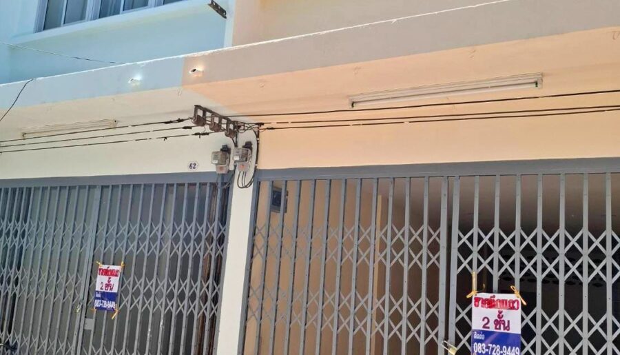 ขายห้องแถว ถนนตากสินซอย 22 ใกล้สถานีรถไฟฟ้าสำเหร่
