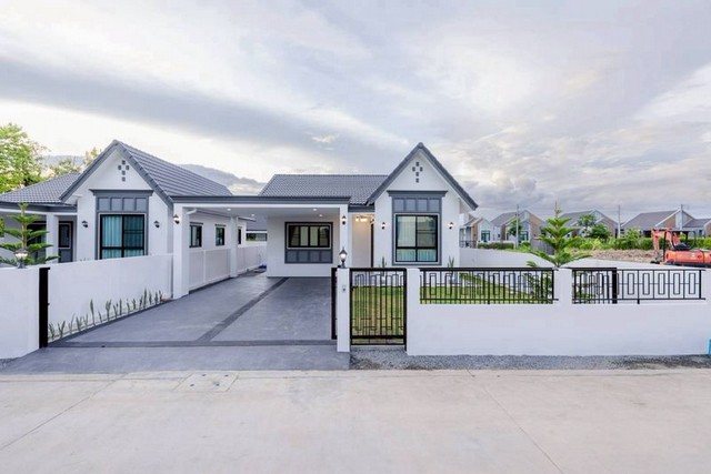 บ้านใหม่ดีไซน์ โมเดิร์นคลาสสิคหรูหรา ดอนแก้ว สารภี