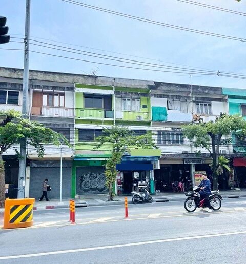 MRTอิสรภาพ 250ม. ให้เช่าอาคารพาณิชย์ 2 ชั้น 20 ตร.วา. ตลาดท่าเตีย