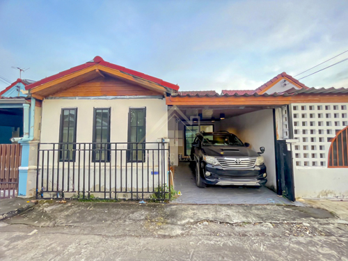 บ้านเดี่ยว ชั้นเดียว หมู่บ้าน ร่มเย็น สุวินทวงศ์ 59 หนองจอก