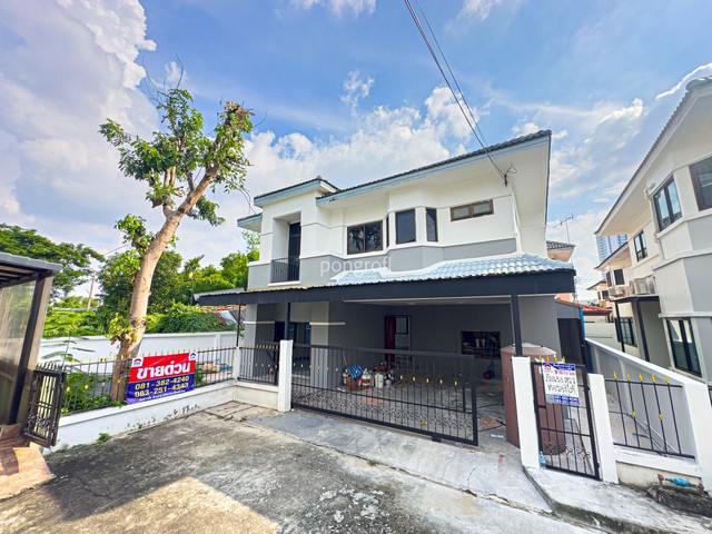 บ้านเดี่ยว ปฐวีกาญจน์ หลังริม 53.6 ตร.วา ประชาชื่น-แจ้งวัฒนะ ถูก