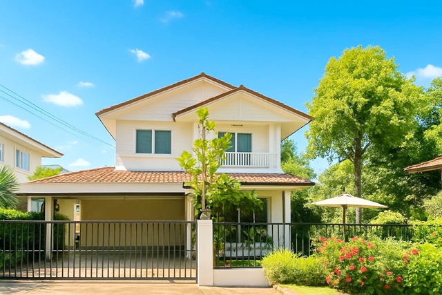 บ้านเดี่ยว 2 ชั้น MRTตลาดบางใหญ่ 3.52กม. โลตัส คลองถนน 2.7 กม.