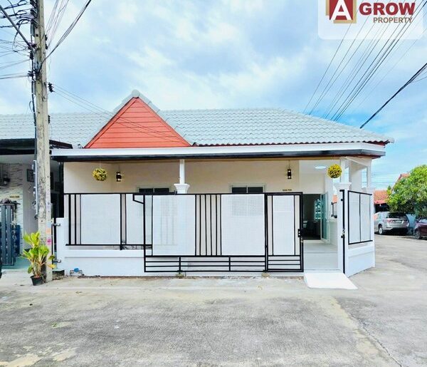 หมู่บ้านอรัญญาวิล ซอยมังกร บ้านหัวมุม ทำเลดี ตกแต่งครบพร้อมเข้าอย