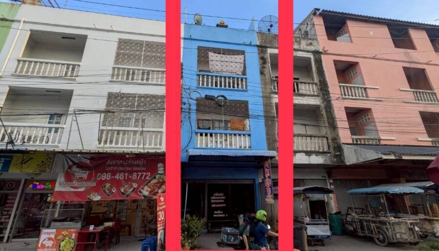 ขายอาคารพาณิชย์ 3.5 ชั้น ใกล้นิคมเหมราช สระบุรี