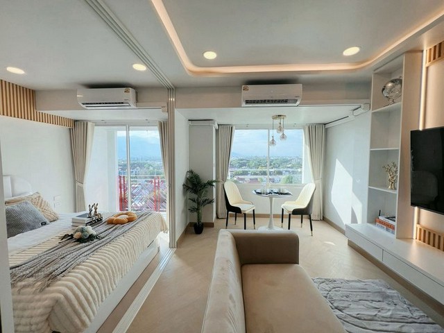 คอนโด โซนช้างคลาน รีโนเวทใหม่ วิวดอยสุเทพ ตกแต่งสวย พร้อมอยู่