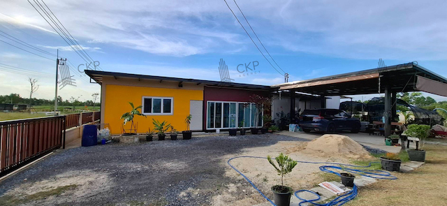 บ้านและที่ดิน โครงการบ้านสวนไม้งาม คลอง 15 พร้อมสวนผสม ระบบสปริงเ