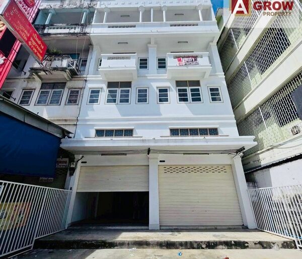 ให้เช่าอาคารพาณิชย์ 2 คูหา 4 ชั้น เทพารักษ์ เหมาะสำหรับทุกประเภทก