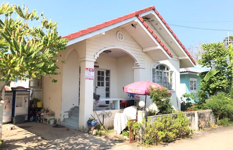 บ้านเดี่ยว 1 ชั้น หมู่บ้านสวนแสนสุข เลขที่ 93/344 ซอย 13