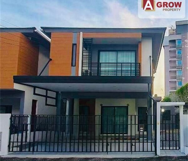 ให้เช่าโครงการเรสท์ วิลเลจ ซอยวัดสลุด แปลงมุม ตกแต่งครบพร้อมอยู่