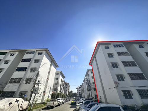 บ้าน เอื้ออาทร วัดกู้ 2 ปากเกร็ด นนทบุรี (ห้องมุม)