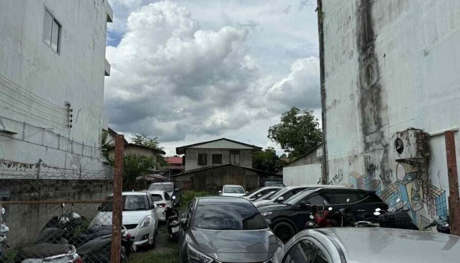 ขายที่ดินทำเลทอง ใจกลางเมืองเชียงใหม่ หน้าติดถนนใหญ่ ทำเลค้าขายสุ