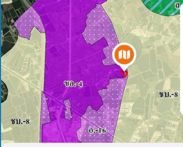 ขายที่ดินผังม่วงเข้ม พานทอง–ชลบุรี 22-3-74 ไร่