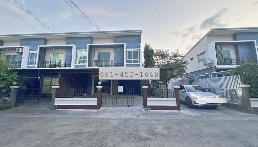 ขายทาวน์โฮม 2 ชั้น แปลงมุม โครงการหมู่บ้านสวนหลวงวิลล์ 6