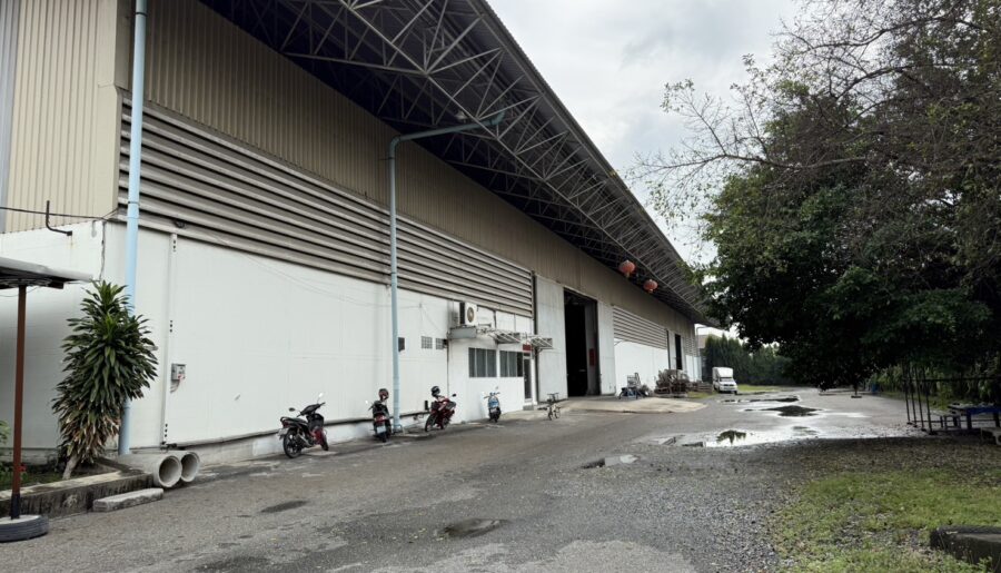 ให้เช่าโรงงาน 7 ไร่ 7,600 ตร.ม ออฟฟิศ มีใบร.ง 4 ซอย บางปลา เทพารั