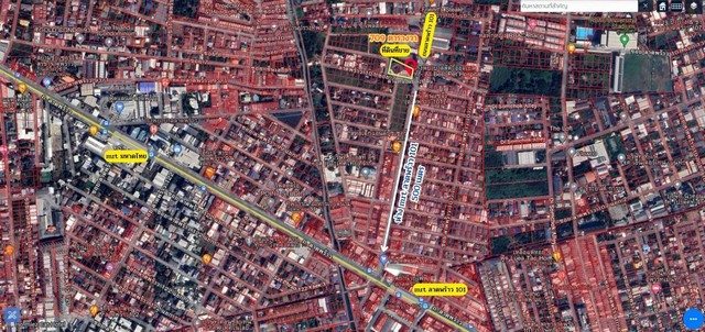 ขายที่ติดถนนลาดพร้าว101ติดถนน2ด้านผังเมืองสีเหลืองราคาดีมาก