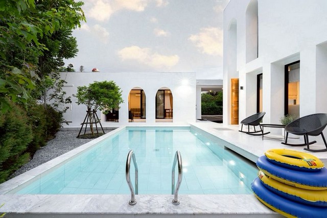 ให้เช่าบ้านพูลวิลล่าหรู พื้นที่กว้าง เป็นส่วนตัว หางดง