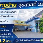 ขายบ้านชั้นเดียว 51 ตรว. ซอยสุขสวัสดิ์ 25 ใกล้รพ.บางปะกอก 1