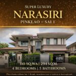 ขายบ้านหรู NARASIRI ปิ่นเกล้า–สาย 1 (Sansiri) ขนาด 110 ตร.วา 4นอน