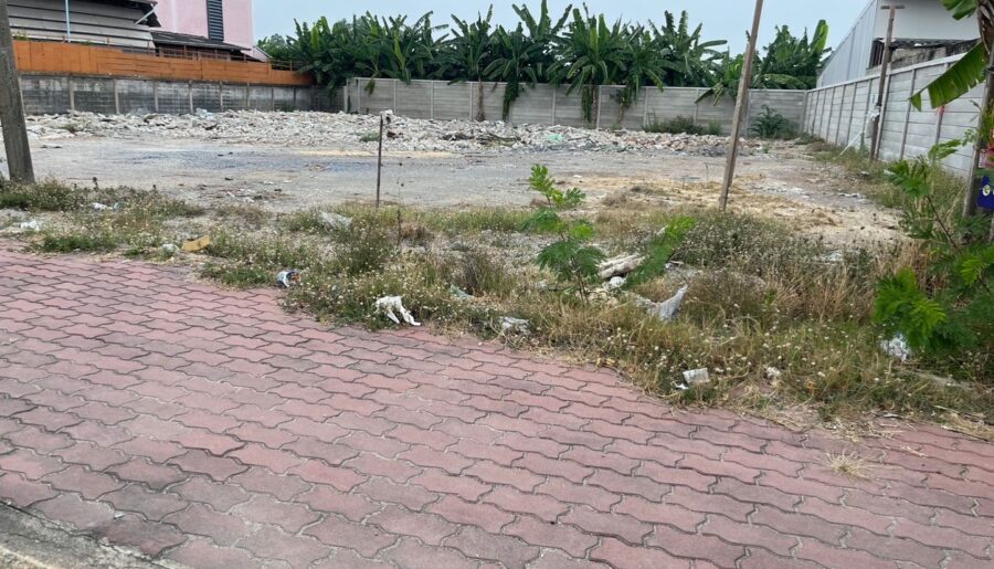 ให้เช่าที่ดินเปล่า ทำเลดี ติดถนนเพชรเกษม ตรงข้ามโลตัสสามพราน