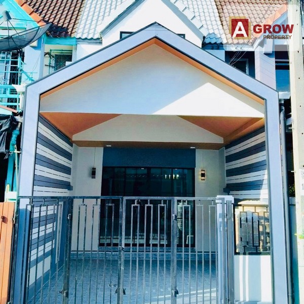 หมู่บ้านพูนสินธานี 3 เคหะร่มเกล้า64 รีโนเวทใหม่ ตกแต่งพร้อมอยู่